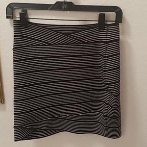 BCBG Black and White Skirt